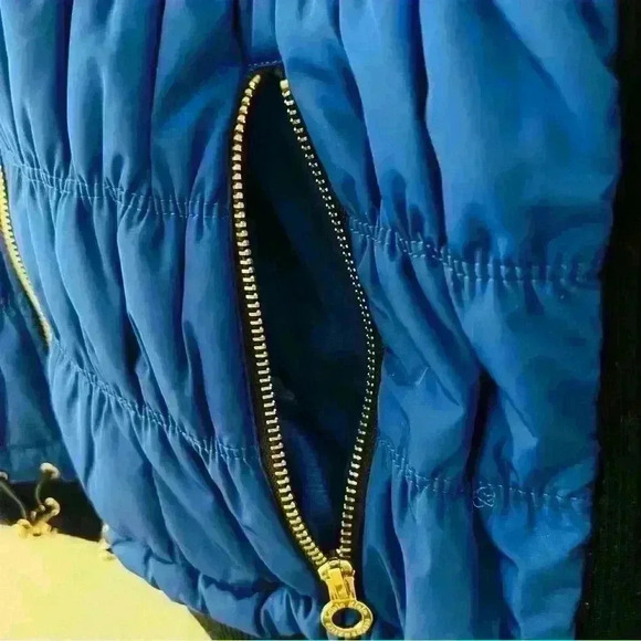 CALVIN KLEIN PLUS SIZE BLUE/BLACK GOLD ACCENTS ACTIVE FALL WINTER  ATHLETIC VEST - Picture 6 of 12